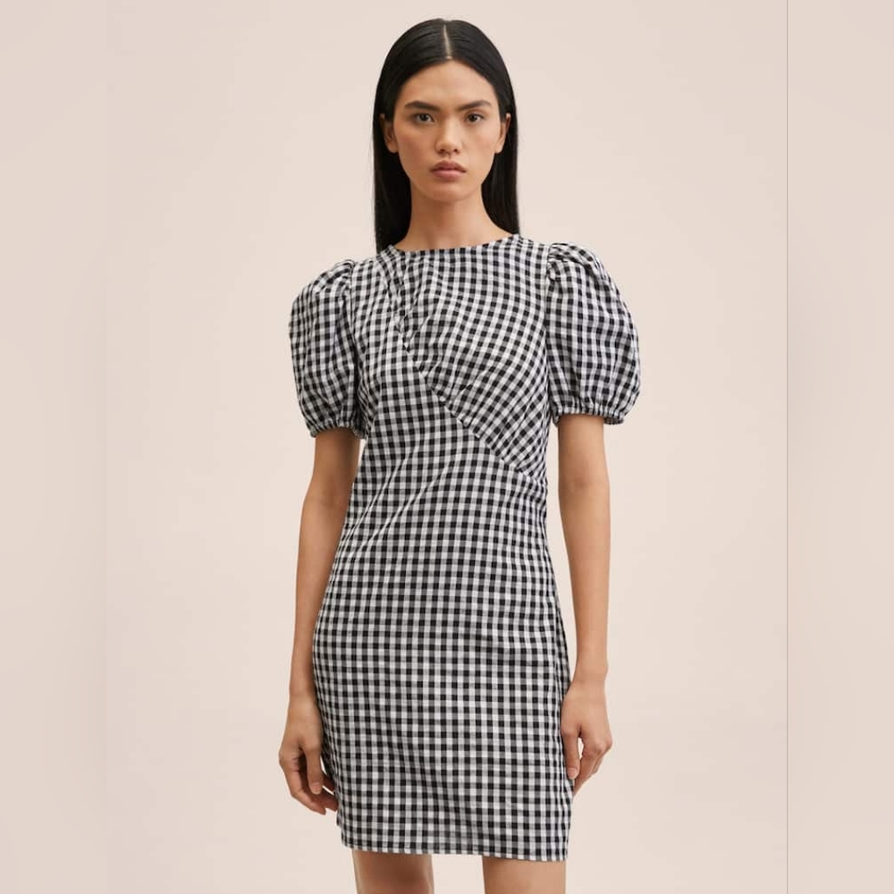 🔥Last 1🔥MANGO GINGHEM dress - Picture 2 of 5